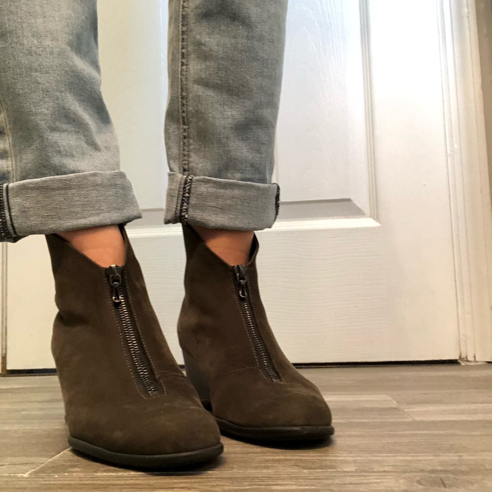 Arche leather booties authentic) size 37 eu